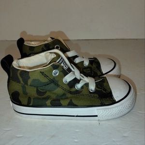 Converse All Star Chuck Taylor Camo High Top Toddler Kids Size 7